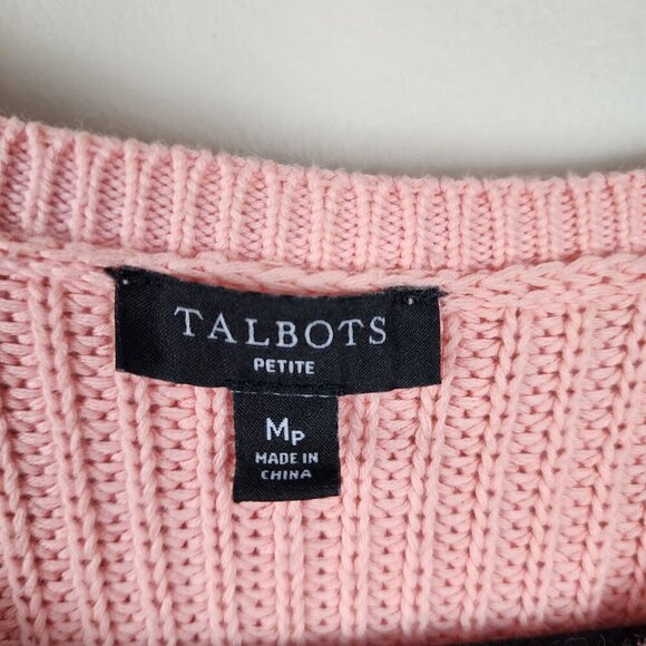 Talbots Petite cotton ombre sweater sz MP women - Picture 2 of 9